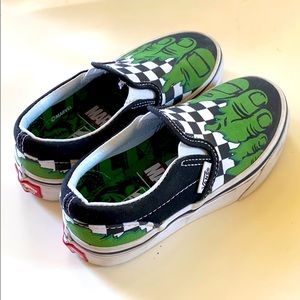Kids Vans Hulk Slip Ons